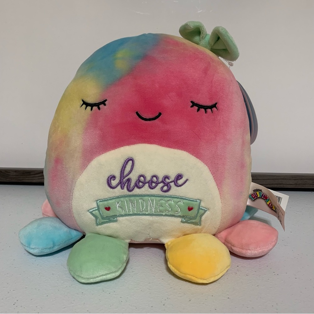 Squishmallows 8” Opal the Octopus Plush (Choose Kindness) Stuffed Animal-NWT